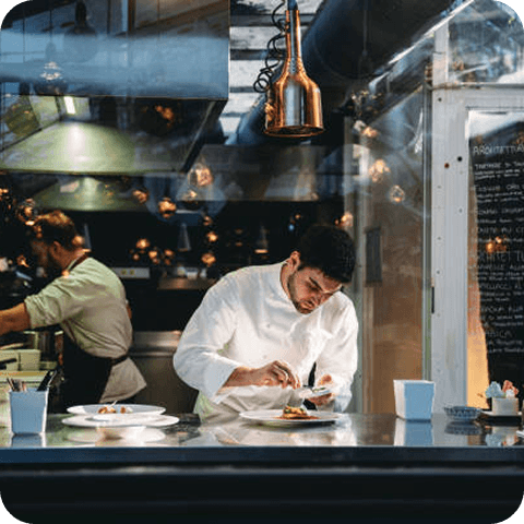 Restaurant kitchen